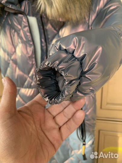 Шикарный комбинезон зимний с мехом