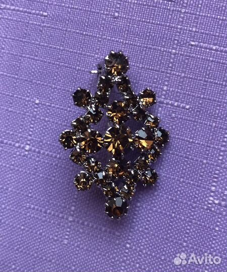 Брошь винтаж Чехословакия