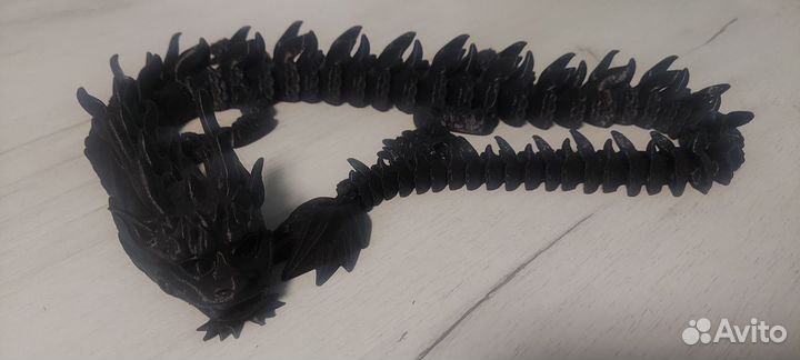Фигурка дракона напечатанная на 3D принтере. 65 см