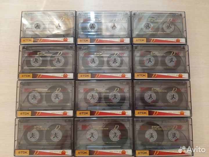 Аудиокассеты с записью TDK D-90