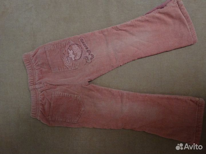 Утепленные брюки на девочку