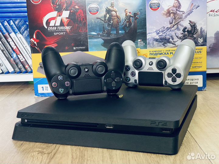 Sony PS4 Slim 1TB 3V Состояние новой
