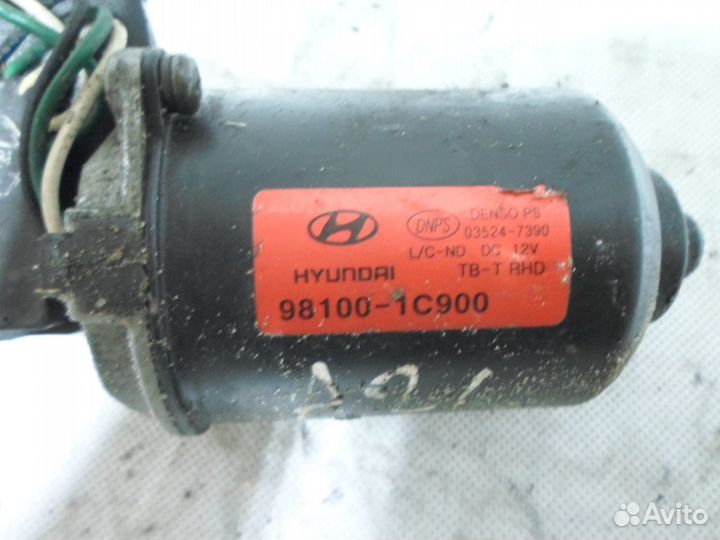 Моторчик стеклоочистителя Hyundai Getz