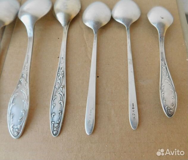Ложки, вилки мельхиор мнц СССР