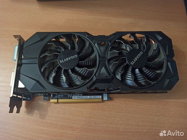 Видеокарта Gigabyte GTX 960 4Gb Windforce