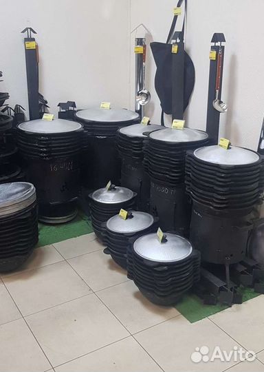 Комплект: казан 8 л+печь с трубой