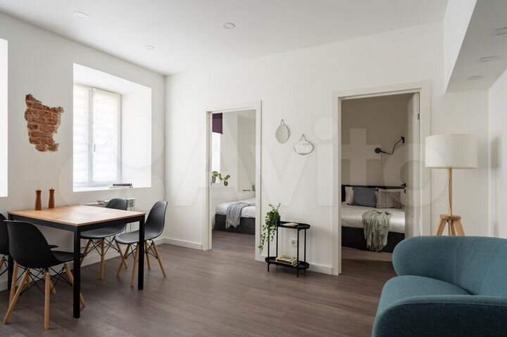 2-к. квартира, 55 м², 1/4 эт.