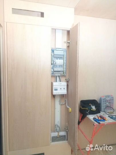 Услуги электрика монтаж установка штробление и др