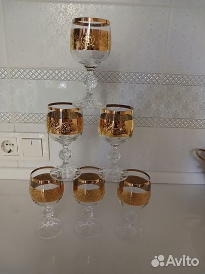 Фужеры богемия чехия