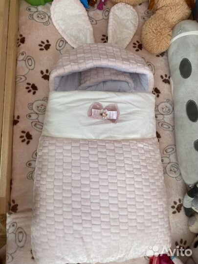 Конверт на выписку для девочки зима