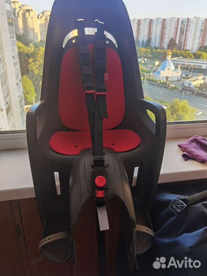 Детское велокресло hamax на багажник