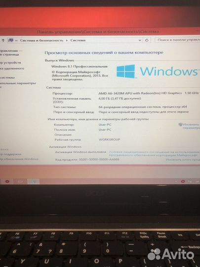Ноутбук acer aspire