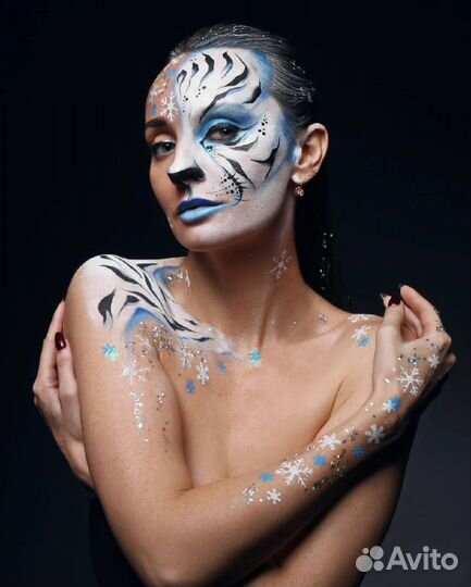 Краска аквагрим на Хеллоуин