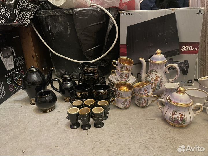 Хрустальная посуда СССР, кофейные сервизы