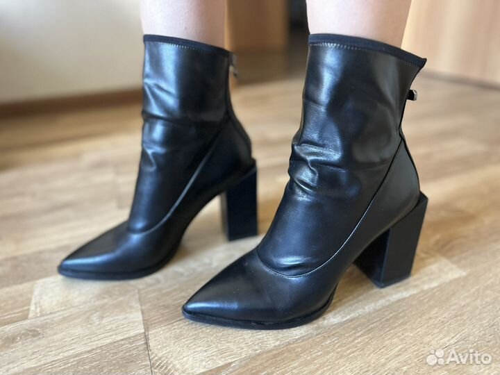 Ботильоны женские 39 размер натуральная кожа