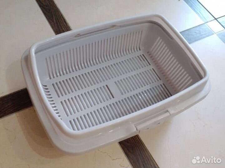 Лоток для кошек с бортиками