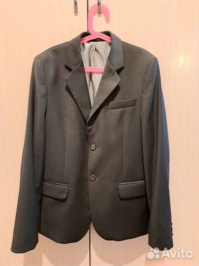 Пиджак школьный для мальчика 152