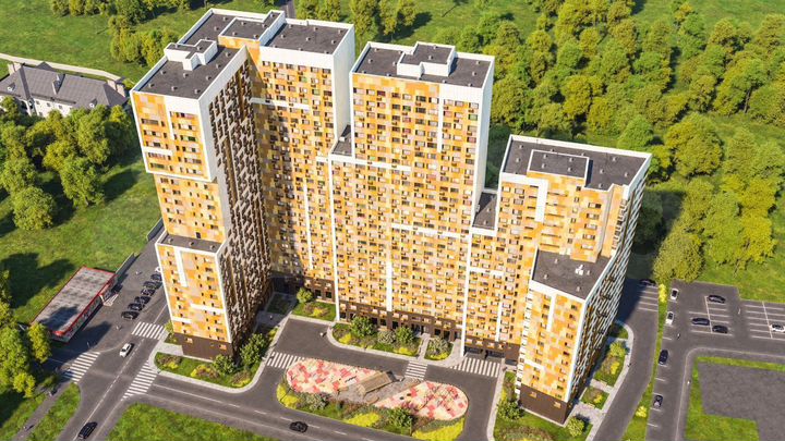 2-к. квартира, 60,1 м², 24/25 эт.