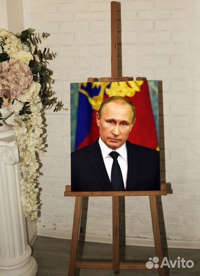Путин В. В. 2а портрета на холсте 40х50см