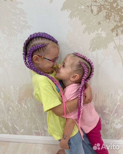 Брейды, брейды в хвост,водопад, боксерские косы