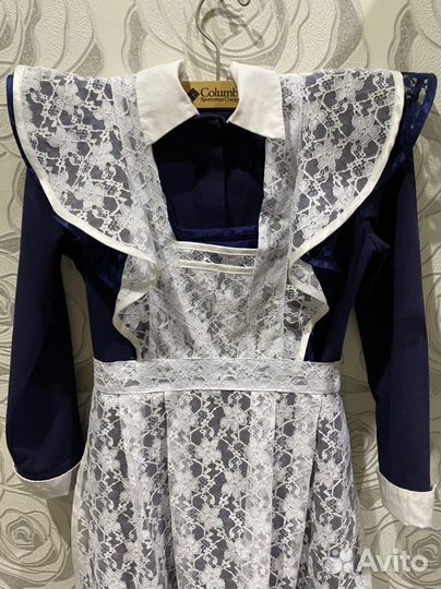 Школьная форма и 2 фартука 128 рост