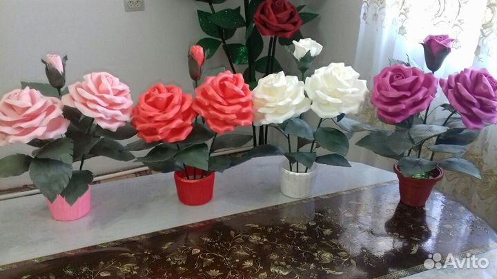 Цветы из Изолона