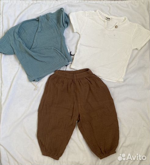 Вещи пакетом на мальчика 68 74 80