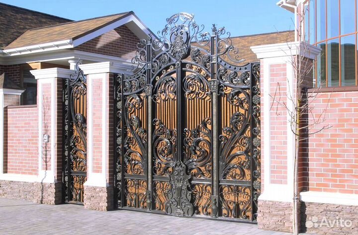 Кованые ворота