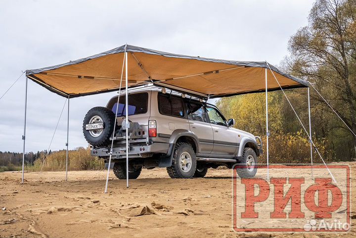 Маркиза автомобильная риф комбинированная 2х2,5 м