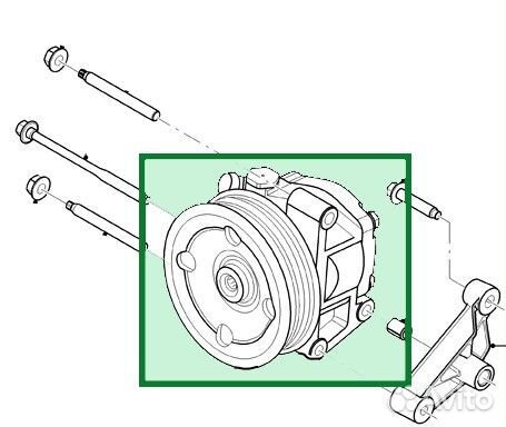 Насос гидроусилителя руля Ford Transit Спарка 8