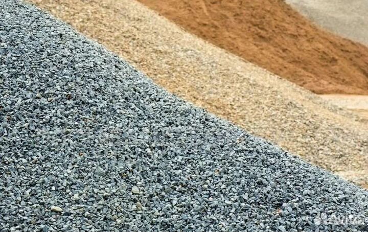 Песок щебень балласт перегной