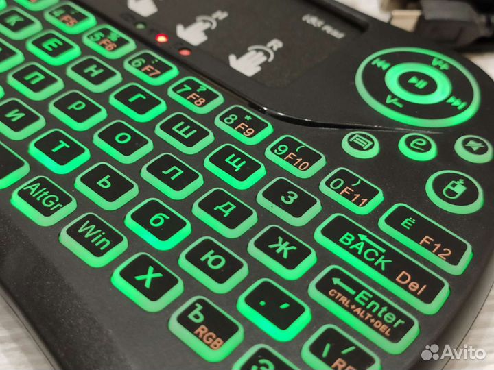 Беспроводная клавиатура gtmedia i8S plus с подсвет