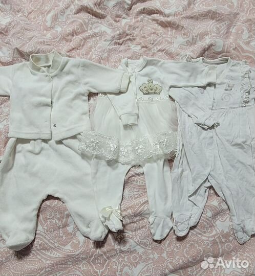 Пакет вещей на девочку до 3 месяцев
