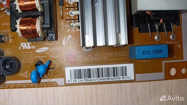 PowerBoard/плата питания Samsung ue48h5270а
