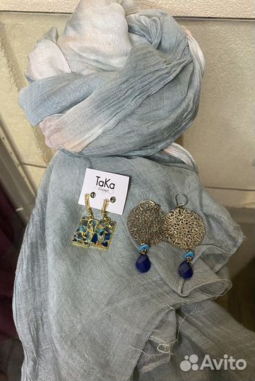 Шарфы платки палантины