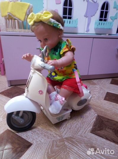 Велосипед и мото для кукол Беби Бон