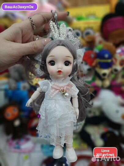 Шарнирная кукла - брелок кукла на шарнирах