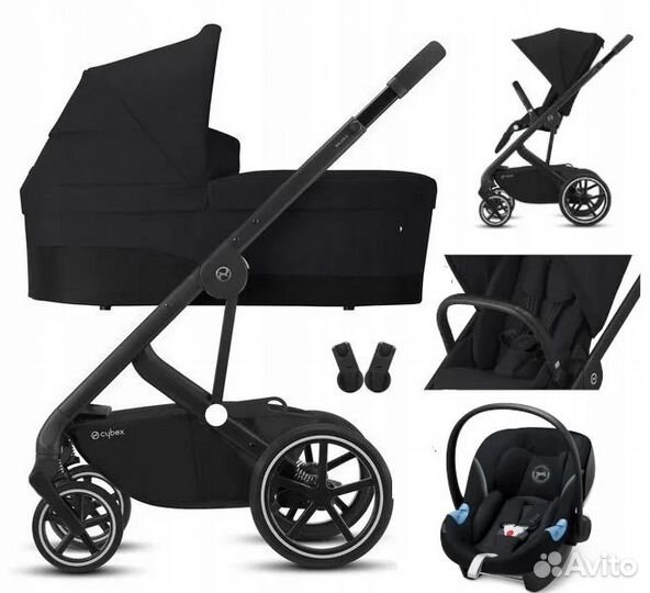 Cybex balios s lux 3 в 1 Lava Grey (новая)