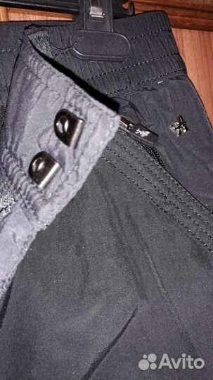 Штаны плащевка на флисе