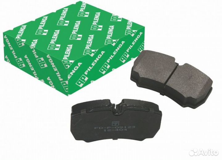 Колодки тормозные дисковые зад FDP9123