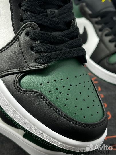 Кроссовки Nike Air Jordan 1 Low Green Toe