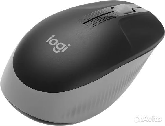 Мышь Logitech M190 черный/серый оптическая 1000dpi беспров. USB 2but (910-005906)