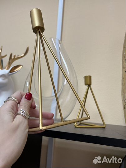 Подсвечники металлические