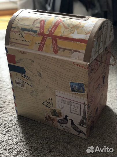 Сундук для денег ручной работы (на свадьбу)