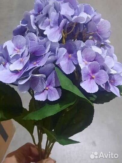 Гортензия премиум класса цветы кашпо искусственные
