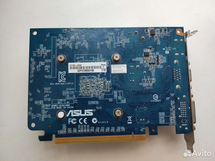 Видеокарта asus GT730-2GD3