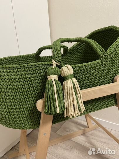 Детская Люлька-колыбель, вязанная