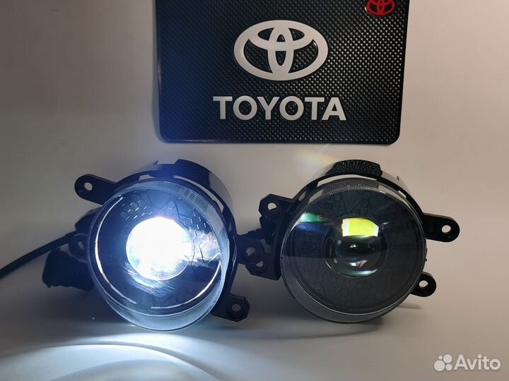 Линзованные птф для а/м Toyota 5500k/15000lm