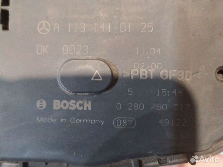 Дроссельная заслонка Мерседес M272 M113