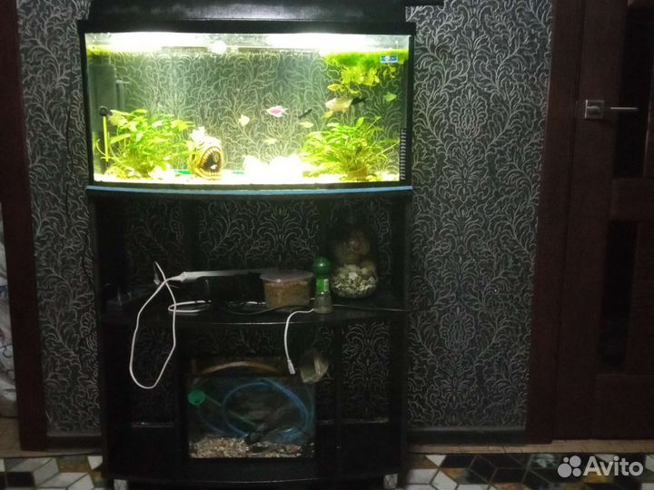 Аквариум с тумбой